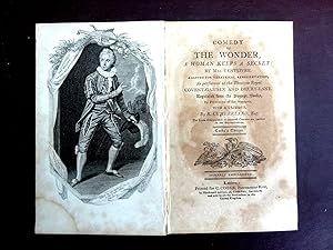 Bild des Verkufers fr COMEDY of the The WONDER, A WOMAN KEEPS A SECRET. Adapted for Theatrical Representation, As Performed at the Theatres-Royal, Covent-Garden and Drury-Lane, With a Critique by R Cumberland, 1808. zum Verkauf von Tony Hutchinson