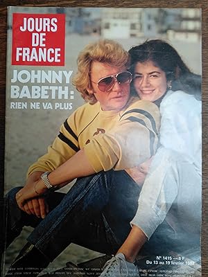 Bild des Verkufers fr JOURS DE FRANCE N 1415-EXCLUSIF : JOHNNY BABETH : RIEN NE VA PLUS zum Verkauf von Librairie l'Aspidistra