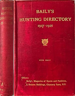 Bailey's Hunting Directory 1917-1918 with Diary