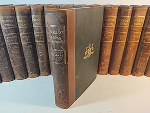 Macaulay Works leather Whitehall Edition 19 of 20 volumes