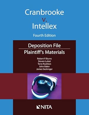 Bild des Verkufers fr Cranbrooke V. Intellex : Plaintiff's Materials zum Verkauf von GreatBookPrices