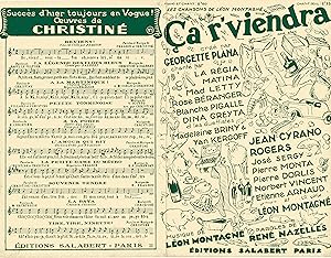 "ÇA R'VIENDRA par Georgette PLANA" Paroles de René NAZELLES et musique de Léon MONTAGNÉ / Partiti...