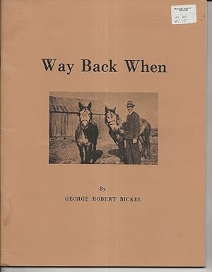 Seller image for Way Back When for sale by Alan Newby