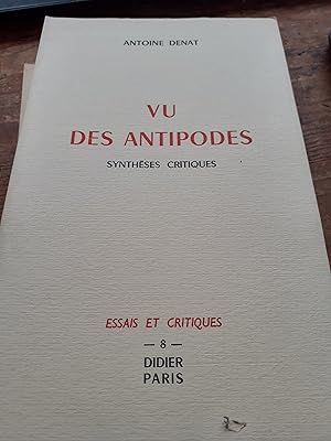 vu des antipodes 1 et 2 séries