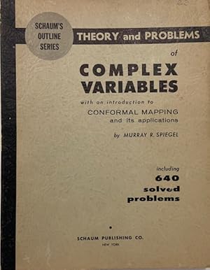 Imagen del vendedor de Theory and Problems of Complex Variables a la venta por Eat My Words Books