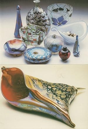 London Alchemy Glassblowing Workshop Glass Seashell 2x Postcard s