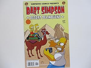 Bild des Verkufers fr Bart Simpson Desert Delinquent #57 zum Verkauf von Leilani's Books