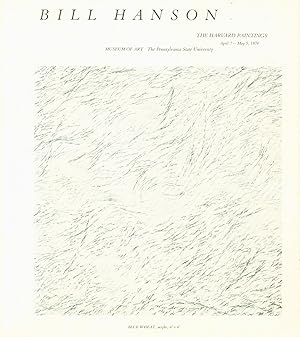 Bild des Verkufers fr Bill Hanson: The Harvard Paintings: April 7 - May 5, 1974 zum Verkauf von Eureka Books