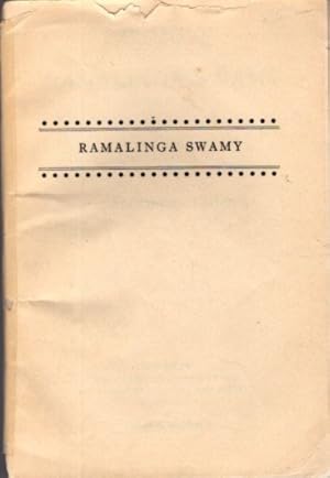 Seller image for RAMALINGA SWAMY for sale by By The Way Books