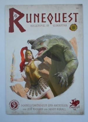 Bild des Verkufers fr Runequest: Rollenspiel in Glorantha. Schnellstartregeln und Abentuer [5100]. zum Verkauf von KULTur-Antiquariat