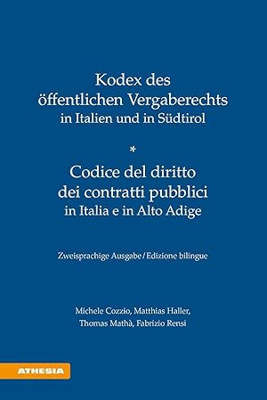 Immagine del venditore per Kodex des oeffentlichen Vergaberechts in Italien venduto da moluna