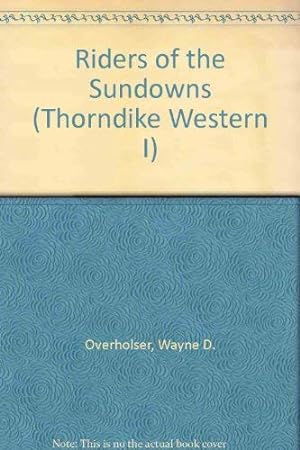 Seller image for Riders of the Sundowns (Thorndike Western I) for sale by WeBuyBooks