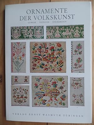 Seller image for Ornamente Der Volkskunst. Gewebe. Teppiche. Stickerein. for sale by Antiquariat Rohde