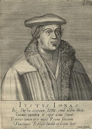 Justus Jonas, Porträt, Hendrik Hondius, Justus Jonas. - Porträt. - Hendrik Hondius. - "Iustus Ion...