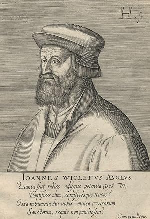 John Wyclif, Porträt, Hendrik Hondius, John Wyclif. - Porträt. - Hendrik Hondius. - "Ioannes Wicl...