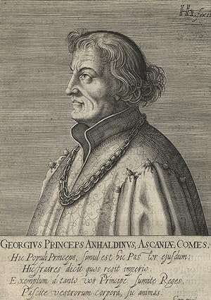 Johann Georg I., Fürst von Anhalt-Dessau, Porträt, Hendrik Hondius, Johann Georg I. - Porträt. - ...