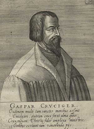 Caspar Cruciger der Ältere, Porträt, Hendrik Hondius, Caspar Cruciger der Ältere. - Porträt. - He...