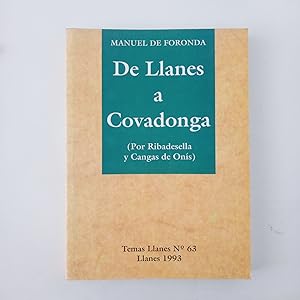 Imagen del vendedor de DE LLANES A COVADONGA (Por Rivadesella y Cangas De Ons) a la venta por LIBRERIA CLIO