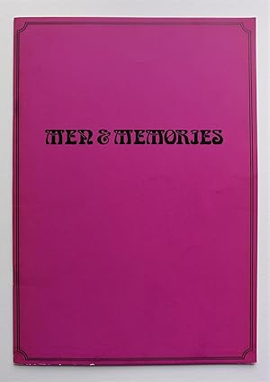 Image du vendeur pour Men and Memories. The Fine Art Society. 24 April-23 May 1972. mis en vente par Roe and Moore