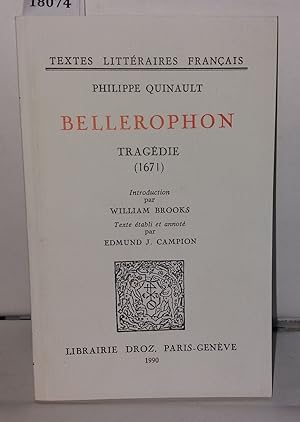 Bild des Verkufers fr Bellerophon tragdie (1671) zum Verkauf von Librairie Albert-Etienne