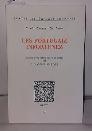 Imagen del vendedor de Les Portugaiz infortunez a la venta por Librairie Albert-Etienne