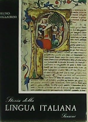 Image du vendeur pour Storia della Lingua Italiana. mis en vente par Librera y Editorial Renacimiento, S.A.