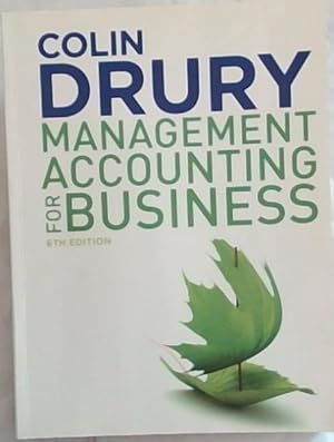 Bild des Verkufers fr Management Accounting for Business. 6th Edition zum Verkauf von Chapter 1