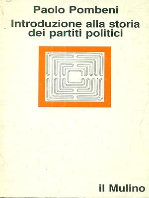 Image du vendeur pour Introduzione alla storia dei partiti politici mis en vente par Librodifaccia