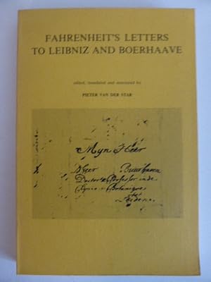 Seller image for Fahrenheit's Letters to Leibniz and Boerhaave for sale by Idle Booksellers PBFA