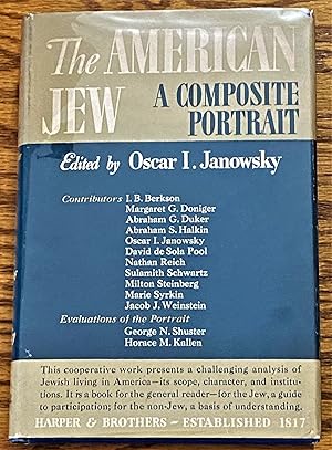Imagen del vendedor de The American Jew, A Composite Portrait a la venta por My Book Heaven