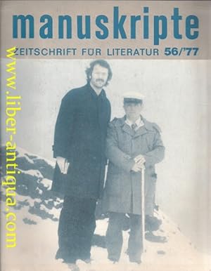 Manuskripte Heft 56 (16. Jahrgang) - Zeitschrift für Literatur - Inhalt: Beiträge von Kurt Bracha...