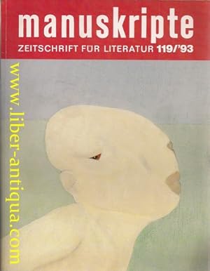 Manuskripte Heft 119 (33. Jahrgang) - Zeitschrift für Literatur - Inhalt: Ernst Jandl: der tisch/...