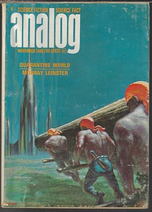 Immagine del venditore per ANALOG Science Fiction/ Science Fact: November, Nov. 1966 venduto da Books from the Crypt