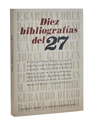 Imagen del vendedor de DIEZ BIBLIOGRAFAS DEL 27 a la venta por Librera Monogatari