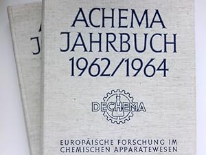 Imagen del vendedor de Achema - Jahrbuch 1962/1964 : Band I + II: Europische Forschung im Chemischen Apparatewesen + Technische Entwicklungen im chemischen Apparatewesen. a la venta por Antiquariat Buchhandel Daniel Viertel