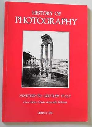 History of Photography Volume 20 Number 1 spring 1996 Guest editor Maria Antonella Pelizzari