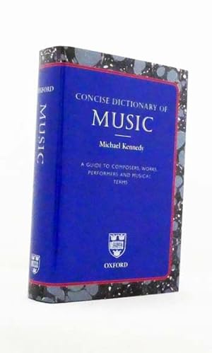 Imagen del vendedor de The Oxford Dictionary of Music a la venta por Adelaide Booksellers