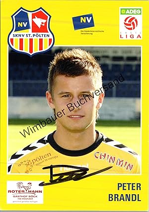 Seller image for Original Autogramm Peter Brandl SKNV St. Plten /// Autograph signiert signed signee for sale by Antiquariat im Kaiserviertel | Wimbauer Buchversand