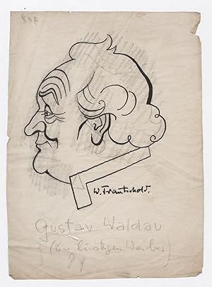 Bild des Verkufers fr Gustav Waldau" - Gustav Waldau (1871-1958) Film cinema Schauspieler actor Portrait zum Verkauf von Antiquariat Steffen Vlkel GmbH