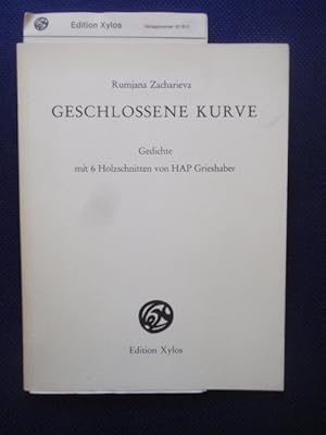 Image du vendeur pour Geschlossene Kurve. Gedichte mit 6 Holzschnitten von HAP Grieshaber. mis en vente par Antiquariat Klabund Wien