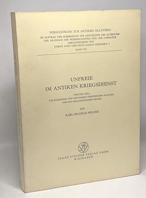 Imagen del vendedor de Unfreie im antiken kriegsdienst - zweiter teil: die kleineren und mittleren griechischen staaten und die hellenistischen reiche a la venta por crealivres