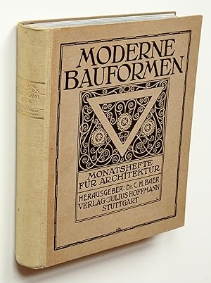 Moderne Bauformen. Monatshefte für Architektur und Raumkunst XXIII. Jahrgang 1924.