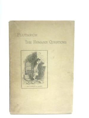 Image du vendeur pour Plutarch's Romane Questions mis en vente par World of Rare Books
