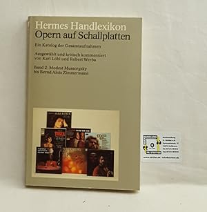 Bild des Verkufers fr Hermes Handlexikon - Opern auf Schallplatten - Bd 2 zum Verkauf von Fr. Stritter e.K. Buchhandlung