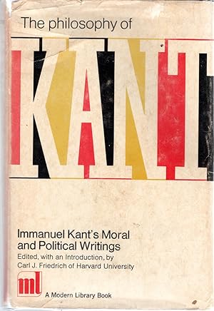 Immagine del venditore per The Philosophy of Kant venduto da Dorley House Books, Inc.