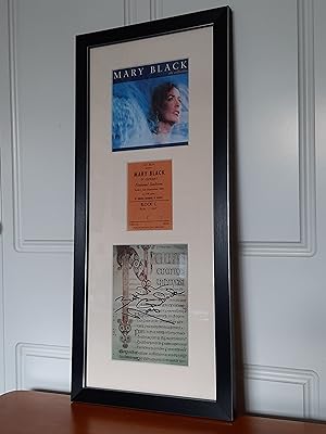 Mary Black [ Autograph and Concert Ticket ][ Unique Item ]