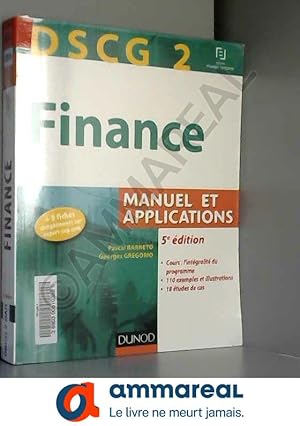Immagine del venditore per DSCG 2 - Finance - 5e dition - Manuel et applications venduto da Ammareal