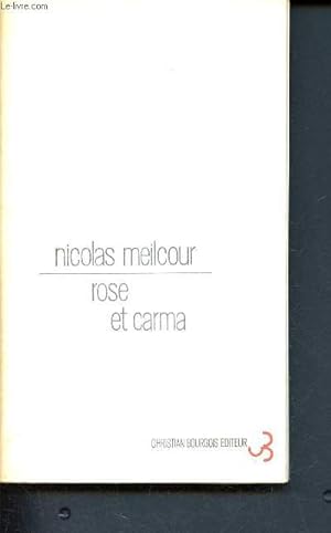 Bild des Verkufers fr Rose et carma zum Verkauf von Le-Livre