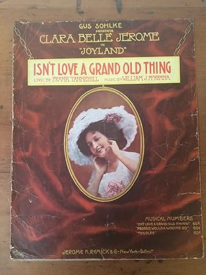 Immagine del venditore per ISN'T LOVE A GRAND OLD THING (sheet music) venduto da Jim Hodgson Books