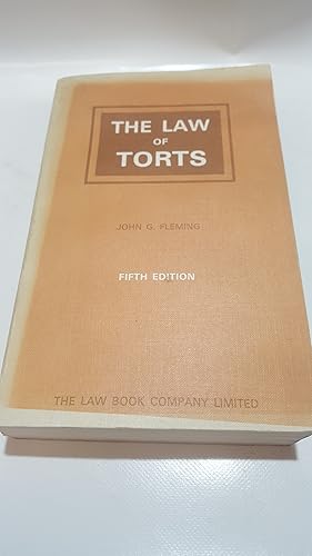 Seller image for The Law Of Torts for sale by Cambridge Rare Books